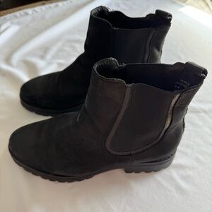 Thursday Boot Company Black Leather Chelsea Ankle Boots
